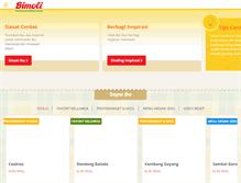 Tablet Screenshot of bimoli.com